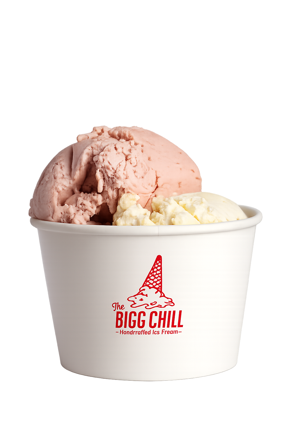 The Bigg Chill ice cream cup